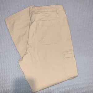 Womens Eddie Bauer kaki cargo pants